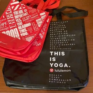 Lululemon Reusable Bags